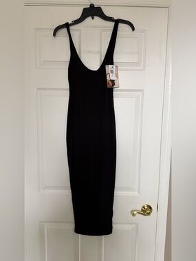 samantha midi dress Women's Samantha A-line High Neck Knit Midi Dress XS/S/M/L Black MEAN BLVD, XS / Black
